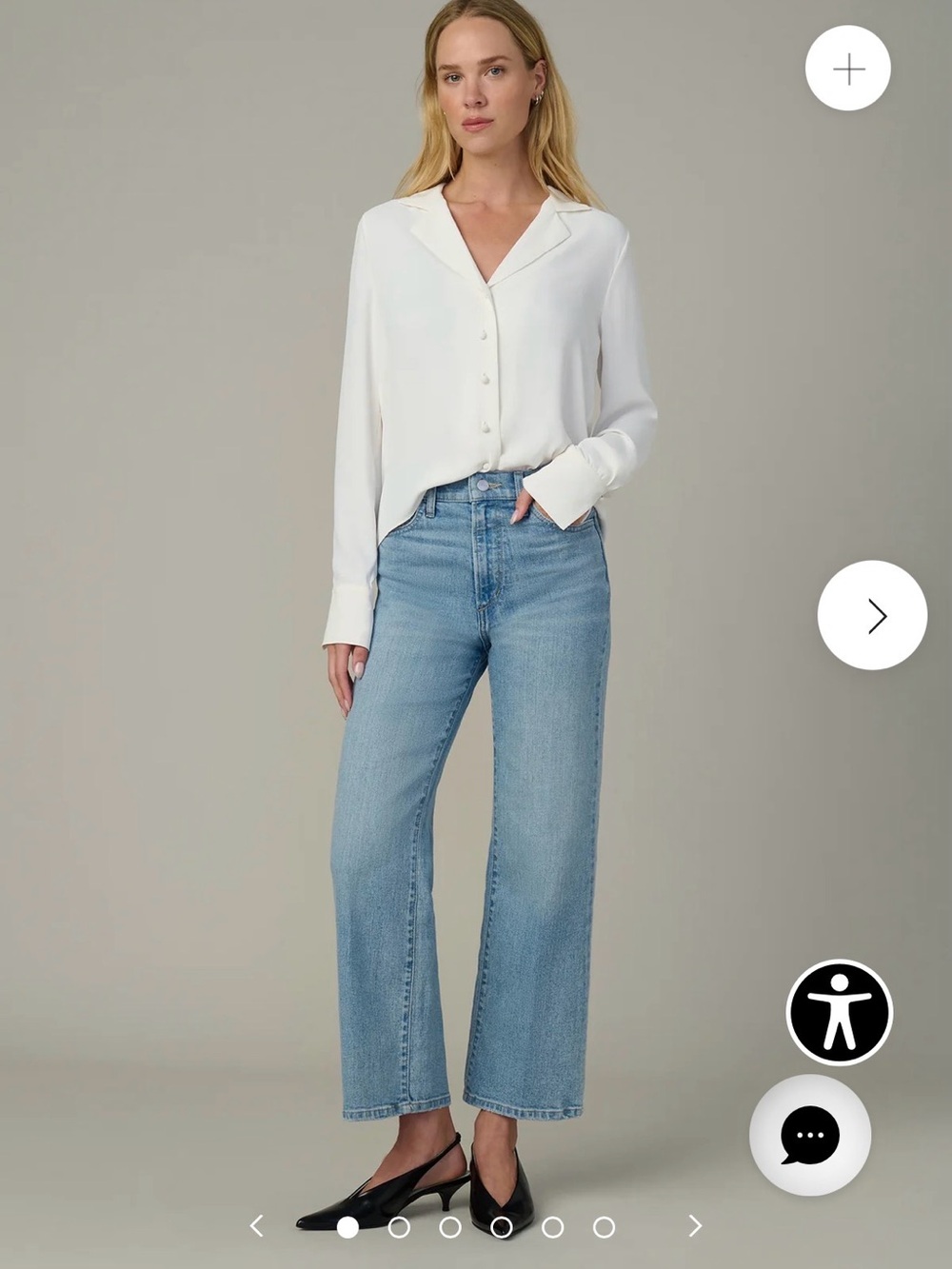 Joe’s Jeans The Blake Wide Leg Crop High-Rise Women's Jeans